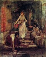 Frank Duveneck - Washerwomen Venice